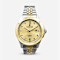 Croton Decider Yellow Stainless Steel Watch with Yellow Dial and Diamond Markers