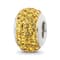 Sterling Silver Reflections Yellow Full Preciosa Crystal Bead
