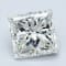 3.02ct Natural White Diamond Princess Cut, I Color, VS2 Clarity, GIA Certified