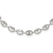 Rhodium Over Sterling Silver 16-inch with 2-inch Extension Fancy Link Necklace