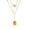 Yellow Citrine 18k Yellow Gold Over Sterling Silver Necklace 3.13ct