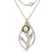 6x4mm Oval White Freshwater Pearl and 1.75mm Round White Cubic Zirconia
Sterling Silver Necklace