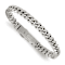 Stainless Steel 8mm Polished Curb Link Bracelet