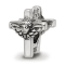 Sterling Silver Angel Cross Bead