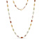 Multi-Gem 14k Yellow Gold 18" Necklace 18.88ctw