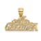 14K Yellow Gold Number 1 GRANDPA Charm