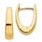 14k Yellow Gold Polished Hinged Hoop Earrings