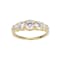 White Cubic Zirconia 18K Yellow Gold Over Sterling Silver Ring 2.90ctw