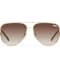 Quay High Key Micro Gold Aviator Frame / Brown Lenses Sunglasses