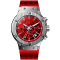 Christian Van Sant Men's Monarchy Red Dial, Gray Bezel, Red Rubber Strap Watch