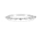 Rhodium Over Sterling Silver Lab Grown Diamond Stackable Half Eternity
Band Ring VS G-H