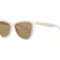 Yohji Yamamoto White Cat Eye Frame / Brown Lenses Sunglasses
