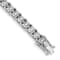 Rhodium Over 14k White Gold Illusion Setting Diamond Bracelet