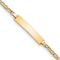 14k Yellow Gold Polished Mariner Link ID Bracelet