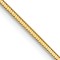 14k Yellow Gold 0.9mm Solid Octagonal Snake 24 Inch Chain