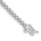 14K White Gold Lab Grown Diamond VS/SI GH, Tennis Bracelet