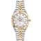 GV2 Naples White Dial Yellow Bezel Two-Tone Stainless Steel Watch