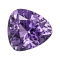 Purple Sapphire Unheated 8.6x8.0mm Trillion 2.74ct