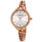 Stuhrling Women's Classic Mother-Of-Pearl Dial Rose Stainless Steel Watch