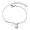 Pear Shape Freshwater Pearl Ribbon Cable Bracelet In Sterling Silver