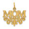 14K Yellow Gold MOM Charm