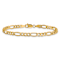 10k Yellow Gold 4.2mm Figaro Link Bracelet