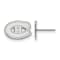 Rhodium Over Sterling Silver NHL Montreal Canadiens LogoArt Extra Small
Post Earrings
