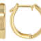 Small Diamond-Cut Huggie Hoop Earrings In 10K Gold