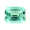 Colombian Emerald 7.7x6.0mm Emerald Cut 1.24ct