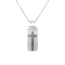 Marcel Dog Tag Argent Meteorite