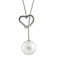 7.5-8mm White Cultured Freshwater Pearl Sterling Silver Necklace