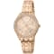 Ferre Milano Women's Classic Rose Dial Rose Stainless Steel Watch