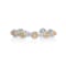 10.50 Ctw White Opal and 5.77 Ctw White Diamond Bracelet in 14K WG
