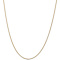14k Gold Semi-Solid 1.55mm Wheat Chain 30"