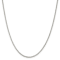 Sterling Silver 2mm Box Chain Necklace