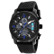 Oceanaut Men's Kryptonite Black/Gray Dial with Blue Accents, Black
Rubber Strap Watch