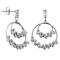 White Cubic Zirconia Rhodium Over Brass Earrings 5.58ctw