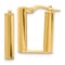 14k Yellow Gold 13/16" Polished U Shape Hoop Earrings