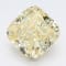 3.02ct Intense Yellow Cushion Lab-Grown Diamond SI2 Clarity IGI Certified