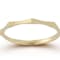 Bellissima Gold 14K Yellow Gold Thin Angled Band Ring