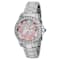 Invicta Angel 34mm Pink Dial Stainless Steel Band Quartz Watch