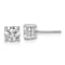 14K White Gold Lab Grown Diamond 1 3/8ctw VS/SI GH 4 Prong Earrings