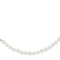 Delicate Freshwater Pearl Necklace In Sterling Silver