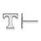 Rhodium Over Sterling Silver LogoArt University of Tennessee Extra
Small Post Earrings