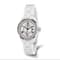 Ladies Charles Hubert Crystal Bezel White Ceramic Watch