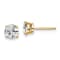 14K Yellow Gold Lab Grown Diamond 1 3/8ctw VS/SI GH 4 Prong Earrings