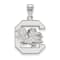 Rhodium Over Sterling Silver LogoArt University of South Carolina Large Pendant