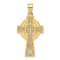 14K Yellow Gold Celtic Cross Pendant