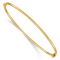 10k Yellow Gold 2mm Hinged Bangle Bracelet