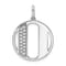 14K White Gold Gatsby Diamond Initial O Charm